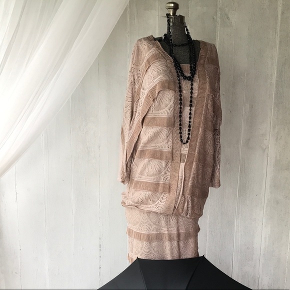 Vintage Dresses & Skirts - Damianou  Delicate Crocheted 20's Style Dress